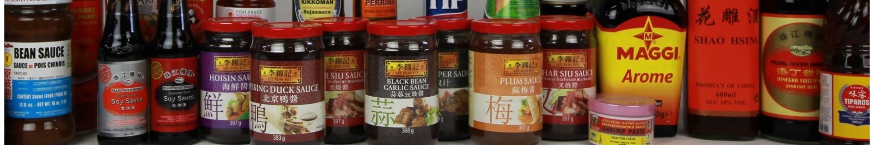 Sauces, vinagre and oil